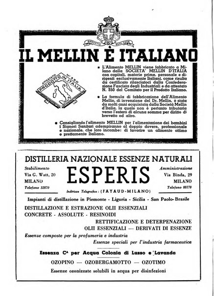 Il farmacista italiano bollettino ufficiale mensile del Sindacato nazionale fascista dei farmacisti