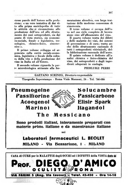 Il farmacista italiano bollettino ufficiale mensile del Sindacato nazionale fascista dei farmacisti