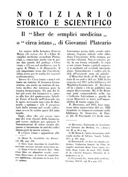 Il farmacista italiano bollettino ufficiale mensile del Sindacato nazionale fascista dei farmacisti