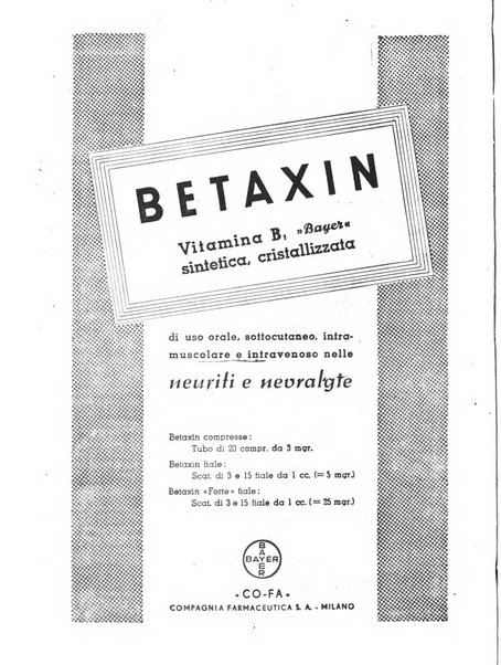 Il farmacista italiano bollettino ufficiale mensile del Sindacato nazionale fascista dei farmacisti