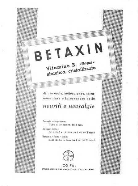 Il farmacista italiano bollettino ufficiale mensile del Sindacato nazionale fascista dei farmacisti