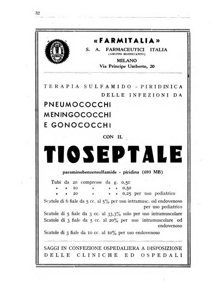 Il farmacista italiano bollettino ufficiale mensile del Sindacato nazionale fascista dei farmacisti