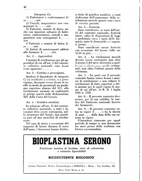 Il farmacista italiano bollettino ufficiale mensile del Sindacato nazionale fascista dei farmacisti