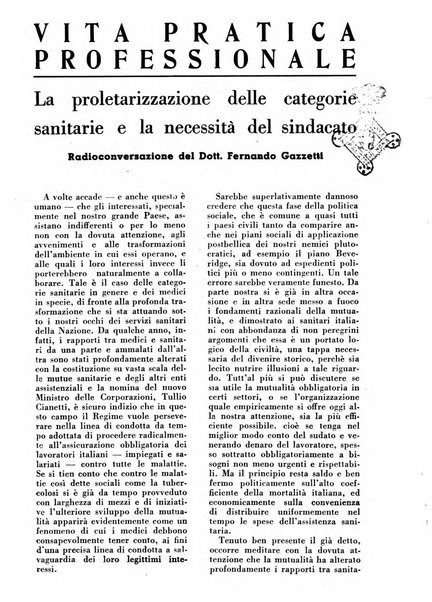 Il farmacista italiano bollettino ufficiale mensile del Sindacato nazionale fascista dei farmacisti