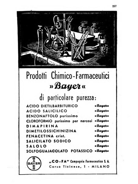 Il farmacista italiano bollettino ufficiale mensile del Sindacato nazionale fascista dei farmacisti