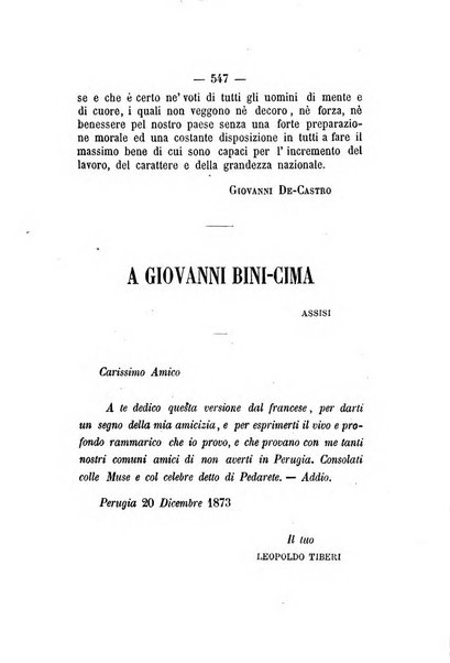 La favilla rivista di letteratura e di educazione