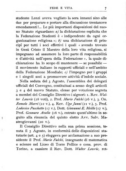 Fede e vita bollettino della Federazione italiana degli studenti per la cultura religiosa