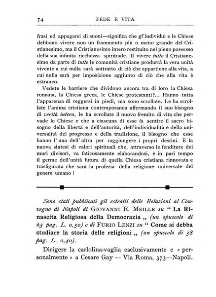 Fede e vita bollettino della Federazione italiana degli studenti per la cultura religiosa