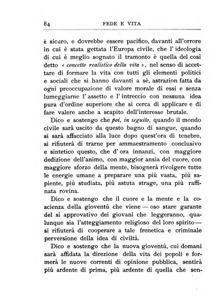 Fede e vita bollettino della Federazione italiana degli studenti per la cultura religiosa