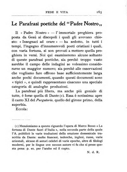 Fede e vita bollettino della Federazione italiana degli studenti per la cultura religiosa