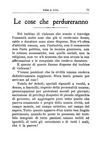 Fede e vita bollettino della Federazione italiana degli studenti per la cultura religiosa