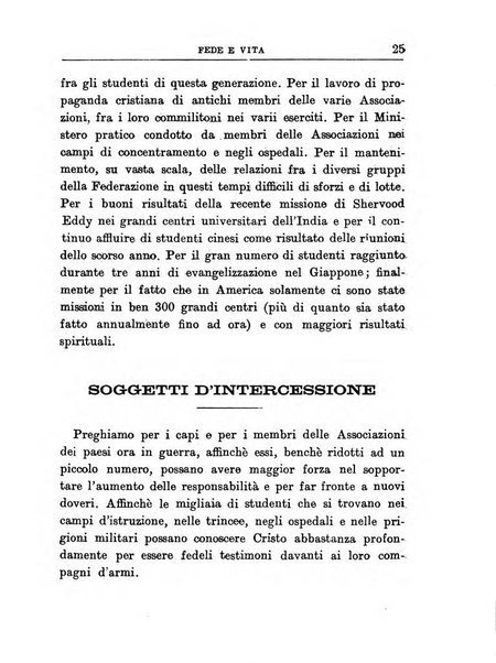 Fede e vita bollettino della Federazione italiana degli studenti per la cultura religiosa