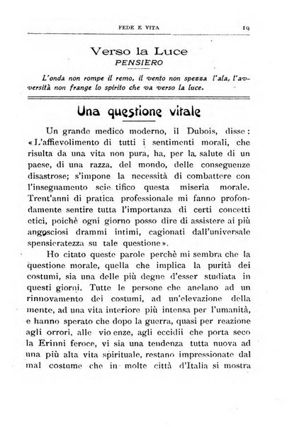 Fede e vita bollettino della Federazione italiana degli studenti per la cultura religiosa