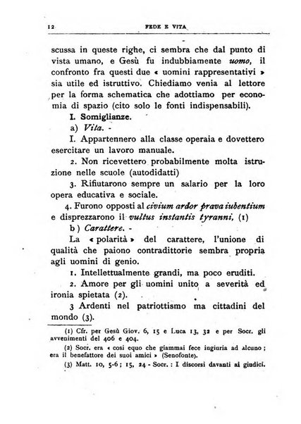 Fede e vita bollettino della Federazione italiana degli studenti per la cultura religiosa