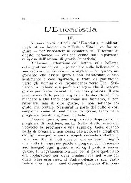 Fede e vita bollettino della Federazione italiana degli studenti per la cultura religiosa