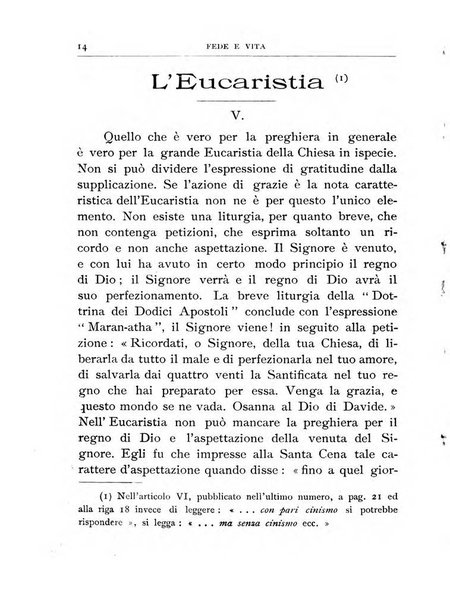 Fede e vita bollettino della Federazione italiana degli studenti per la cultura religiosa