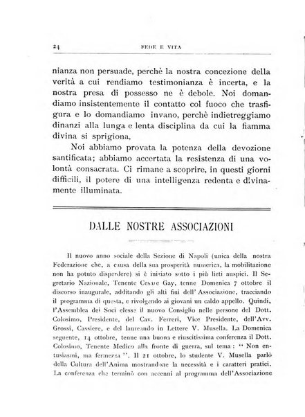 Fede e vita bollettino della Federazione italiana degli studenti per la cultura religiosa