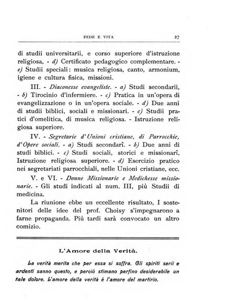 Fede e vita bollettino della Federazione italiana degli studenti per la cultura religiosa