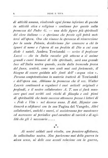 Fede e vita bollettino della Federazione italiana degli studenti per la cultura religiosa