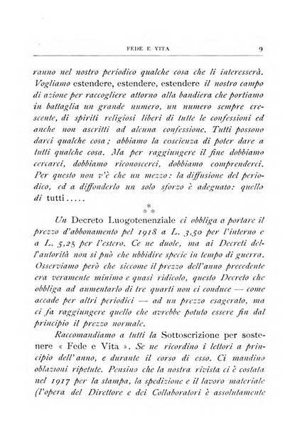 Fede e vita bollettino della Federazione italiana degli studenti per la cultura religiosa