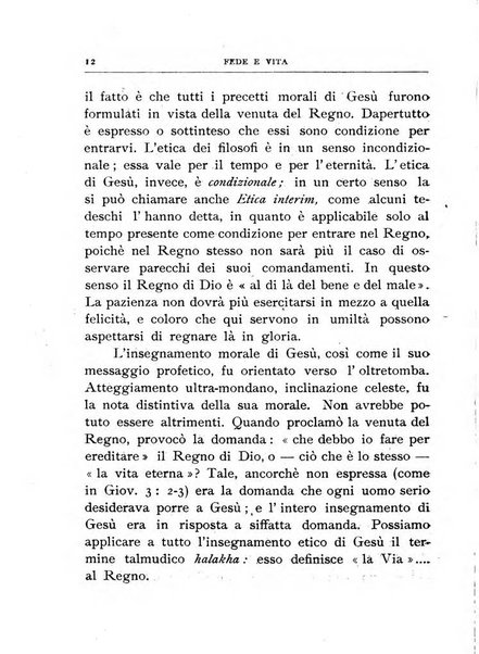 Fede e vita bollettino della Federazione italiana degli studenti per la cultura religiosa