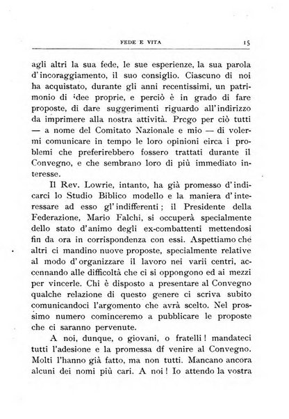 Fede e vita bollettino della Federazione italiana degli studenti per la cultura religiosa