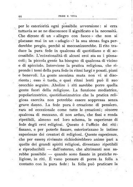 Fede e vita bollettino della Federazione italiana degli studenti per la cultura religiosa