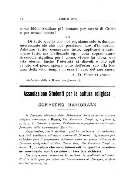 Fede e vita bollettino della Federazione italiana degli studenti per la cultura religiosa