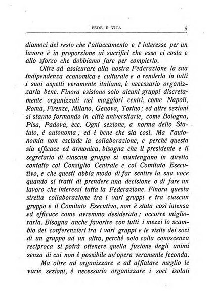 Fede e vita bollettino della Federazione italiana degli studenti per la cultura religiosa