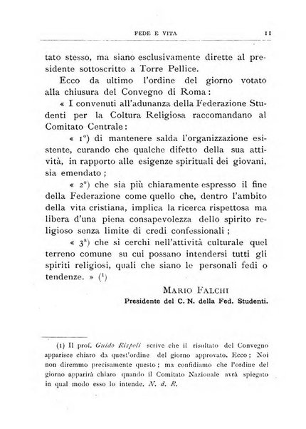 Fede e vita bollettino della Federazione italiana degli studenti per la cultura religiosa