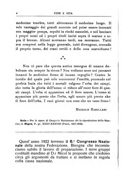 Fede e vita bollettino della Federazione italiana degli studenti per la cultura religiosa