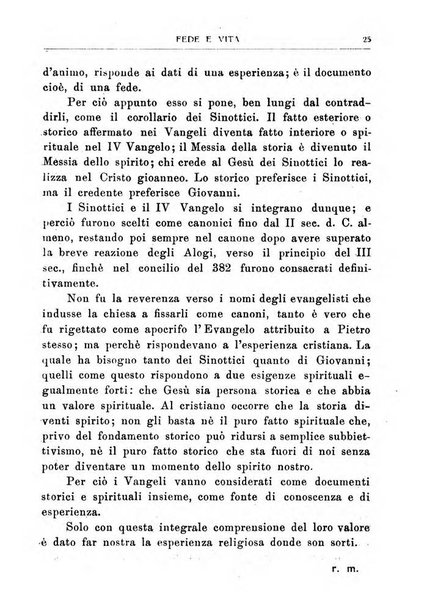 Fede e vita bollettino della Federazione italiana degli studenti per la cultura religiosa