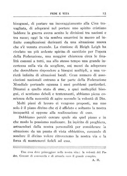 Fede e vita bollettino della Federazione italiana degli studenti per la cultura religiosa