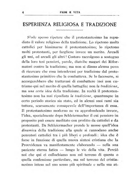 Fede e vita bollettino della Federazione italiana degli studenti per la cultura religiosa