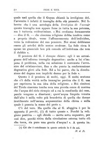 Fede e vita bollettino della Federazione italiana degli studenti per la cultura religiosa