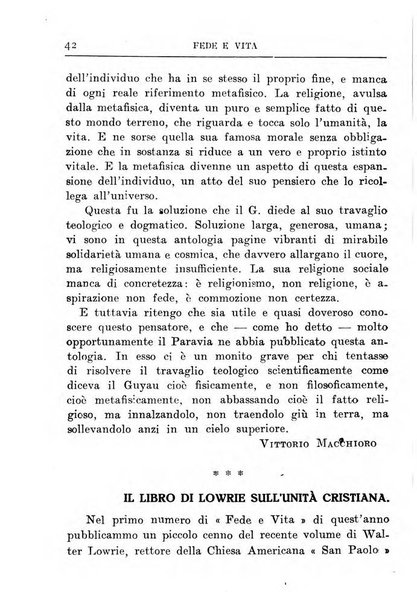 Fede e vita bollettino della Federazione italiana degli studenti per la cultura religiosa