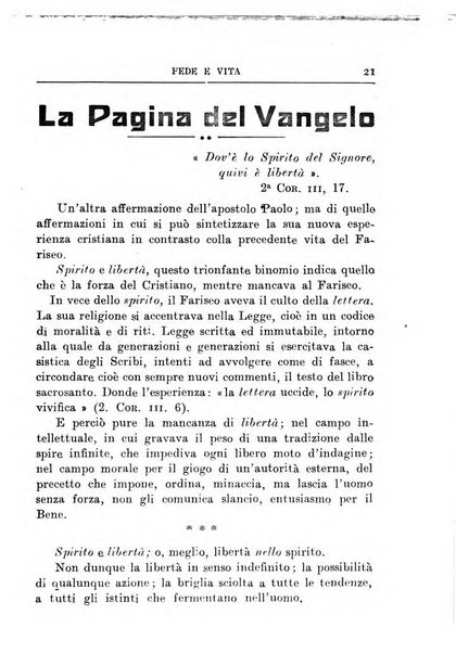 Fede e vita bollettino della Federazione italiana degli studenti per la cultura religiosa