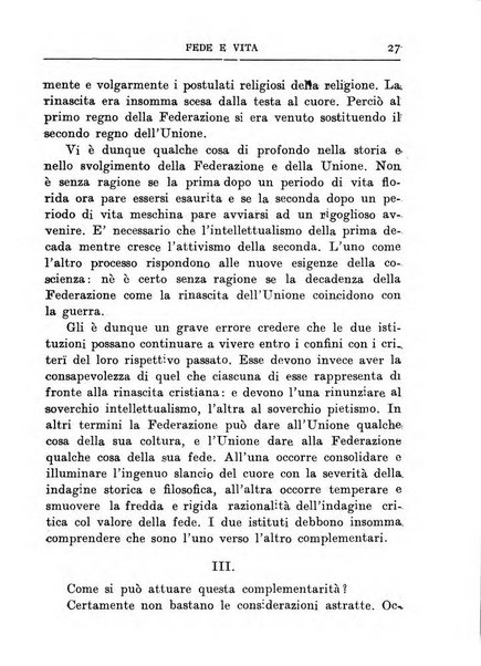 Fede e vita bollettino della Federazione italiana degli studenti per la cultura religiosa