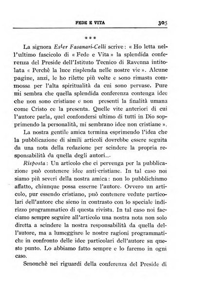 Fede e vita bollettino della Federazione italiana degli studenti per la cultura religiosa