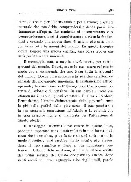 Fede e vita bollettino della Federazione italiana degli studenti per la cultura religiosa