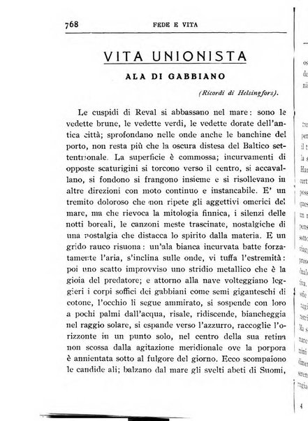 Fede e vita bollettino della Federazione italiana degli studenti per la cultura religiosa