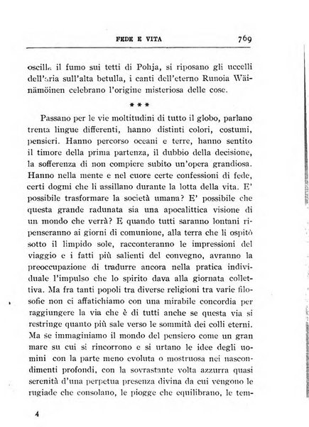 Fede e vita bollettino della Federazione italiana degli studenti per la cultura religiosa