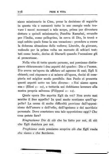 Fede e vita bollettino della Federazione italiana degli studenti per la cultura religiosa