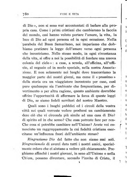 Fede e vita bollettino della Federazione italiana degli studenti per la cultura religiosa