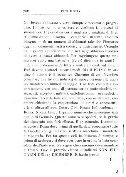 Fede e vita bollettino della Federazione italiana degli studenti per la cultura religiosa