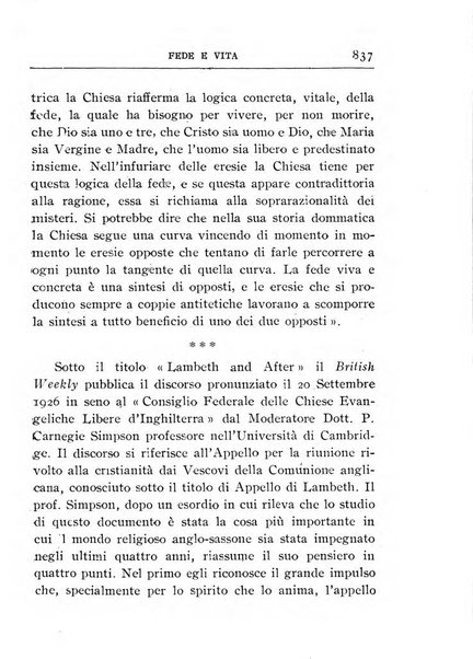 Fede e vita bollettino della Federazione italiana degli studenti per la cultura religiosa