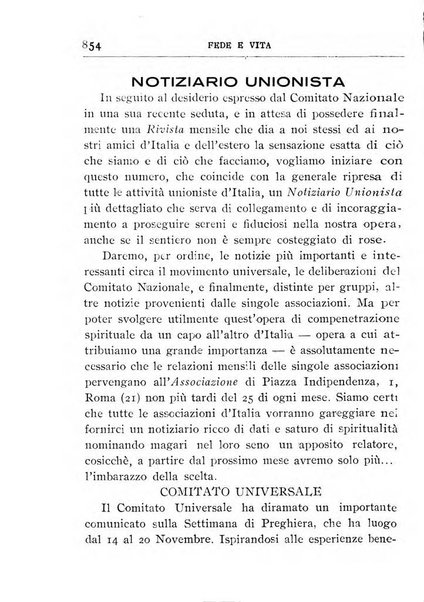 Fede e vita bollettino della Federazione italiana degli studenti per la cultura religiosa