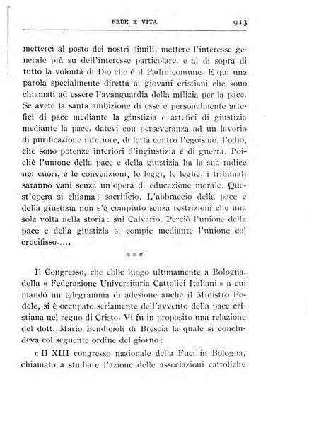 Fede e vita bollettino della Federazione italiana degli studenti per la cultura religiosa