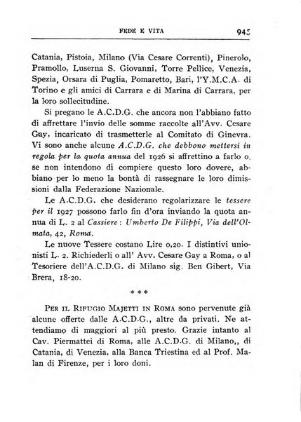 Fede e vita bollettino della Federazione italiana degli studenti per la cultura religiosa