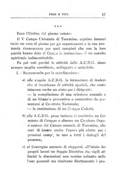 Fede e vita bollettino della Federazione italiana degli studenti per la cultura religiosa